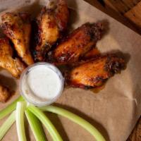 Baked Buffalo Wings (Bone-In) · Traditional 'bone-in' wings, but Baked! Never fried! All the flavor and no regrats. Choose f...