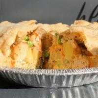 Chicken Pie · The ultimate comfort pie, it’s loaded with roasted chicken, potatoes, carrots, peas, and a l...