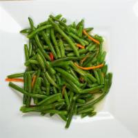 Stir-Fry String Bean · Come w/a Small White Rice