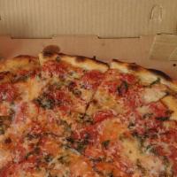 Cowboy Pizza · New. Fresh low-fat mozzarella cheese, green peppers, purple onions, tomatoes, garlic, and ha...