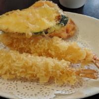 Shrimp & Vegetable Tempura · Jumbo shrimp deep fried with Japanese batter.