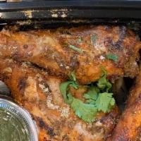 2 Grilled Chicken Legs · 2 Grilled Chicken Legs marinated with Tandoori  Indian Spices