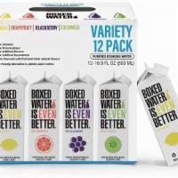 Boxed Water · alternative to single-use plastic bottles. 100% recyclable & 100% pure water.. 500 mL