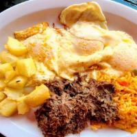Barbacoa	Breakfast Of Champions (3Oz) · Delicious three ounces barbacoa with two eggs of your choice.