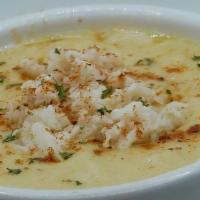 Cream Of Crab · Smooth, creamy flavors enhanced by our signature seasonings and hearty amount of crab meat.