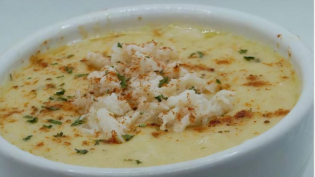 Cream Of Crab · Smooth, creamy flavors enhanced by our signature seasonings and hearty amount of crab meat.