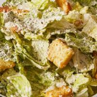 Caesar Salad · chopped romaine, Caesar dressing, garlic-parmesan crumble. add chicken or shrimp for additio...