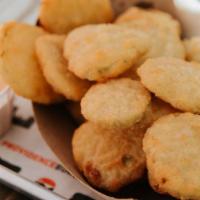 Fried Pickles · Served with chipotle aioli.