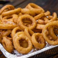 Onion Rings (Pan) · Feeds approx 12-15 people.