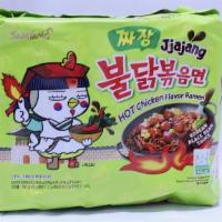 Jjajang Hot Chicken Flavored Ramen 24.70 Oz · With korean black sauce