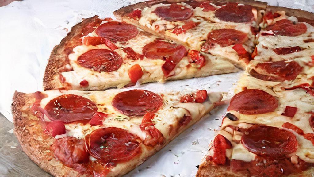 Pepperoni Pizza · Beef pepperoni.