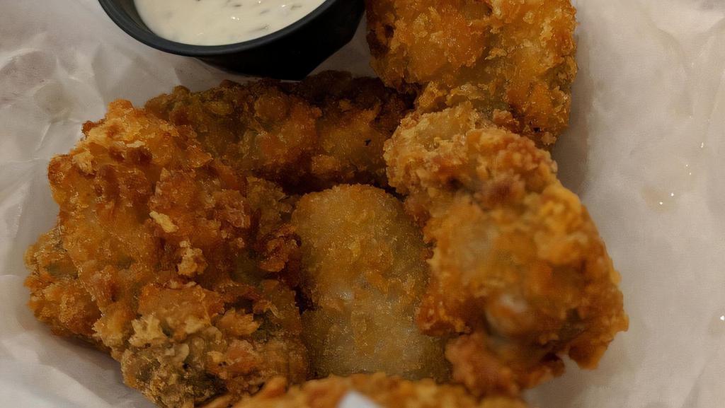 Fried Oyster Basket · 10 pieces. comes with Regular Fries, Cajun Fries, or Sweet Potato Fries