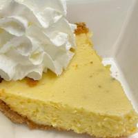Key Lime Pie · Served with whipped cream.