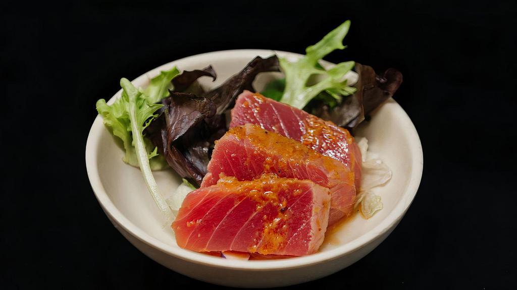 Seared Tuna Sashimi · 