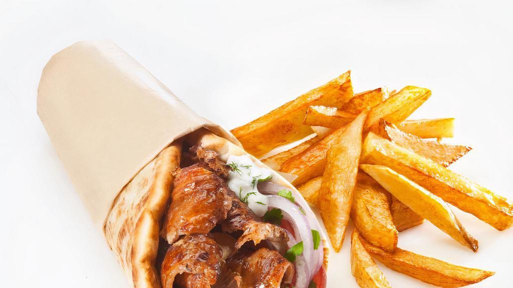 Gyro With Fries · Gyro with Fries