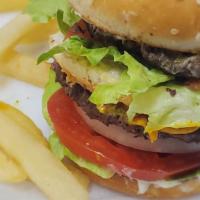 Grand Burger With Fries · Grand Burger with Fries