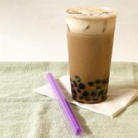 Classic Black Milk Tea · Made with lactose-free whole milk and our premium blend of black tea for the perfect cup of ...
