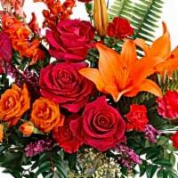 Punch Of Color Bouquet · The bright stuff for punching up anyone's mood! Bring happiness to any day with this bold, s...