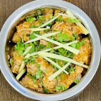 Chicken Karahi Bone-In · Chicken with rich tomatoes base and a fragrant finishing of green chili peppers, cilantro, a...