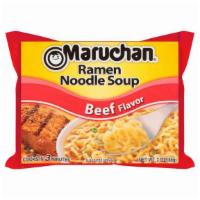 Maruchan Beef Flavor Ramen Noodle Soup · 3Oz