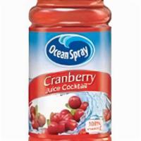 ***Ocean Spray Cranberry · It's 100% juice made with the crisp, clean taste of real cranberries straight from the bog. ...