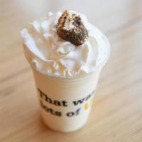 Toasted Marshmallow · Topped with whipped cream and a toasted marshmallow.
