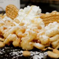 Nutter Butter Cookie Funnel Cake · 