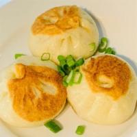 Crispy Bottom Bao · Pan Fried, Pork