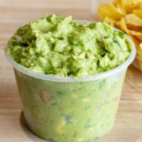 Guacamole · Freshly made through out the day. Served with chips or you can. request carrots & celery.