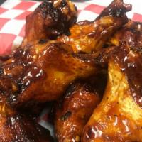 O.A.T. Wings 10 Pieces · Your  choice of  up to 2 flavors  if you want to split the wings for two great tastes!