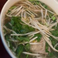 Pho Xe Lua - House Combo Phở (X Large) · Combination of rare beef, well done beef, brisket, tendon & tripe.