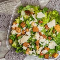 Caesar Salad · Lettuce, shaved Parmesan and croutons.