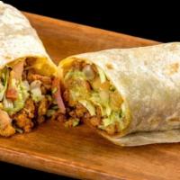 Chorizo Burrito · Chorizo & egg. consuming raw or undercooked meats, poultry, seafood, shellfish, or eggs may ...