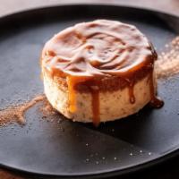 Sticky Toffee Cheesecake (V) · Loaded with sticky toffee chunks, our house-made cheesecake is served upside down and drizzl...