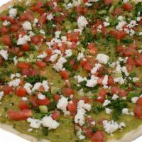 Bruschetta · Avocado, Tomatoes, Parsley, Feta, Green Onions, Zatar on Lavash
Bread