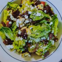 Waldorf Salad · romaine hearts, pecans, apples, goat cheese, and sherry vinaigrette