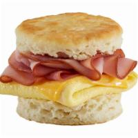 Biscuit Egg & Cheese Sandwich · Freshly scrambled eggs and a slice of American cheese served on warm, buttermilk biscuit. Ad...
