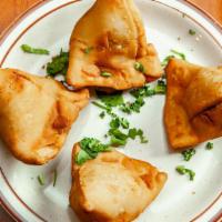 Samosa · Crisp Pattie filled with potatoes and peas