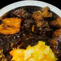 Oxtails (Large) · Oxtails, served with white rice or rice and peas.