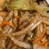 Combination Chow Mein · large, with rice.