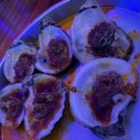 Steam Oyster · Steamed then seasoned with one of our special seasoning.