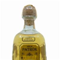 Patrón  Anejo  Tequila - 750Ml Bottle · Mexico - 100% Blue Agave. Deep gold color with scents of tropical fruits, caramel, cedar and...