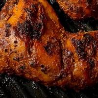 Tandoori Chicken (4 Pieces) · Chicken with bone, marinated in yogurt, ginger and freshly ground spices, skewered and grill...