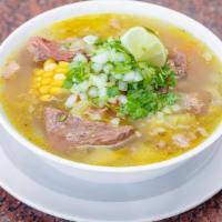 Beef Stew · Made with cuts of Beef, Potatoes, Carrots, Celery and Corn on the cob