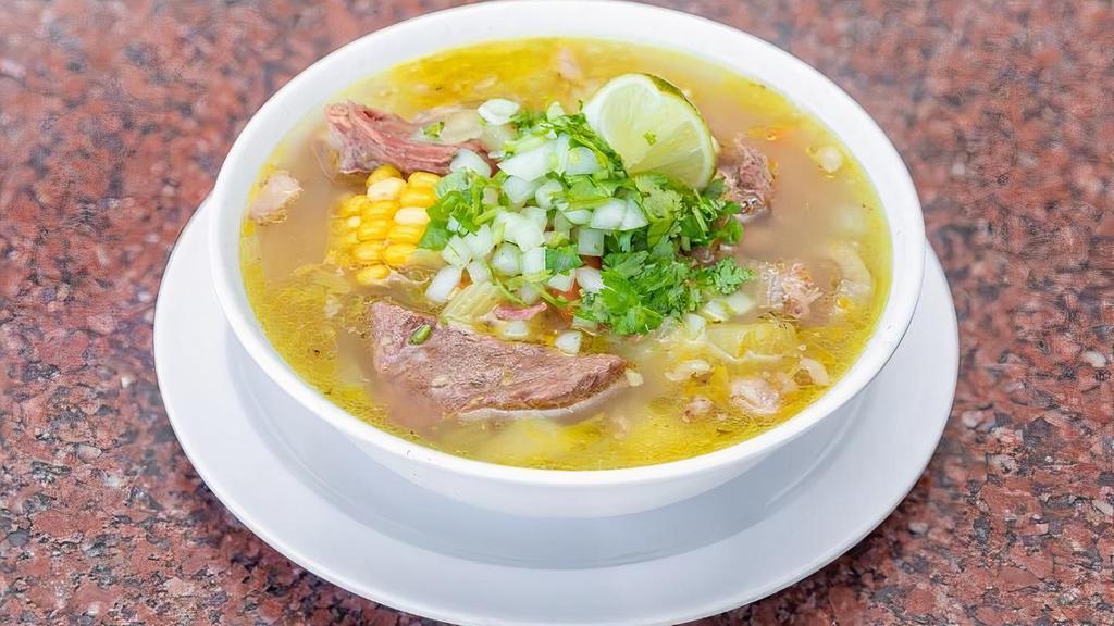Beef Stew · Made with cuts of Beef, Potatoes, Carrots, Celery and Corn on the cob