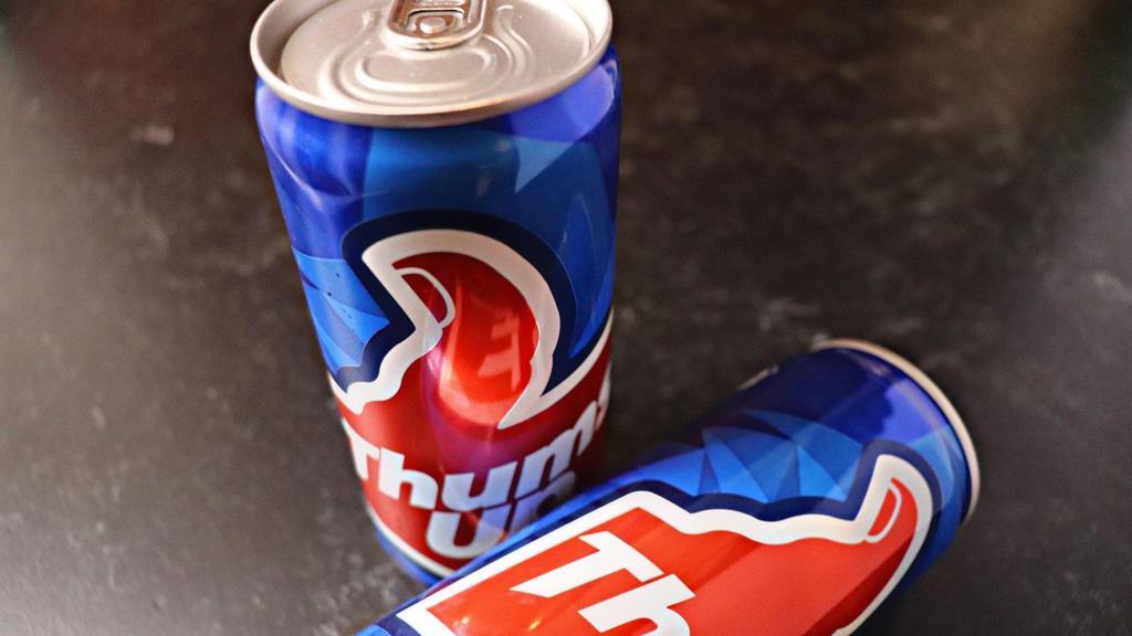 Thumsup Soda Can · A chilled can of India's version of Coca Cola.