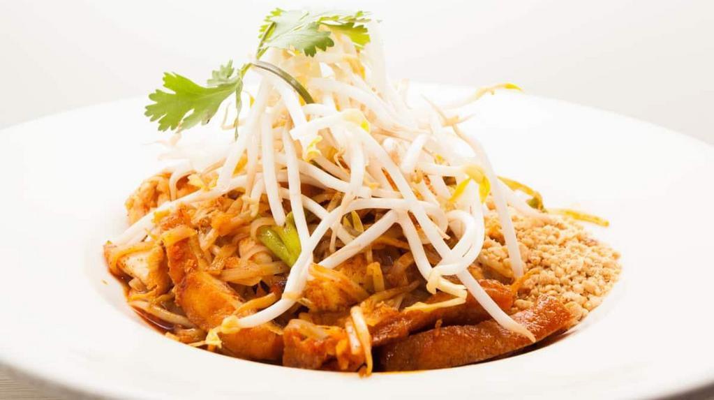 Original Pad Thai · Thin rice noodle, shrimp, chicken, tofu, house made tamarind sauce, egg, scallion, bean sprout, peanut.
