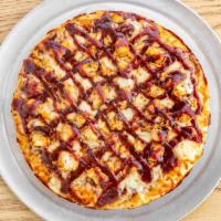Bbq Chicken Pizza · Grilled chicken, cheese, onions and BBQ sauce.