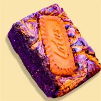 Ube-By Baby - Single Brownie · Our signature jumbo ube flavored brownie! Full of fudgy, filipino purple yam flavor and topp...