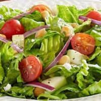 1410 Salad · Mixed greens, cherry tomato, cucumber, carrot, red bell pepper, radish, red onion, queso fre...